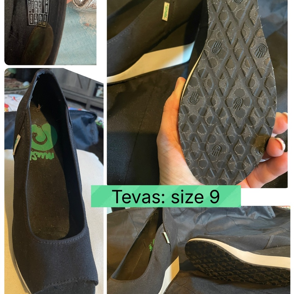Teva Women's Black Loafers